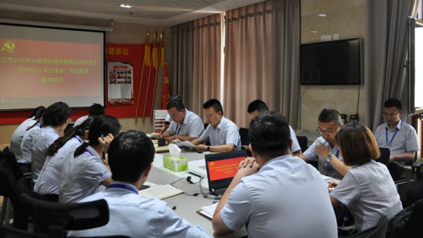 公司党总支召开“不忘初心，牢记使命”主题教育第九次集体学习会