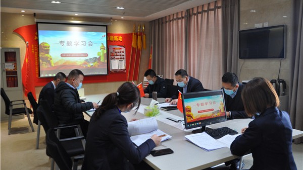 小额贷款公司召开党总支委员（扩大） 专题学习会