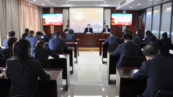 小额贷款公司召开节前党风廉政建设专题学习会暨警示教育大会