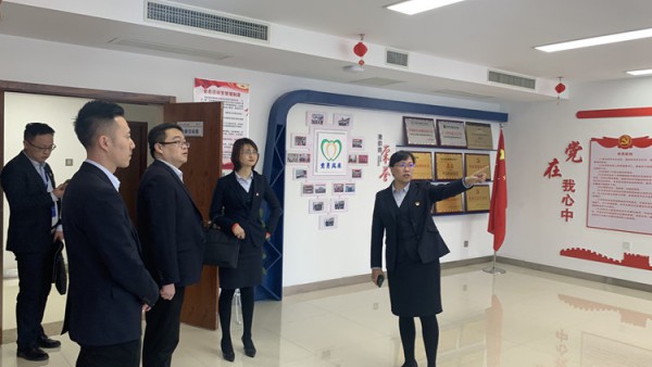 谢昕董事长一行莅临小额贷款公司兰州新区业务部调研