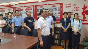 甘肃科技投资集团公司领导一行莅临小额贷款公司考察交流党建工作
