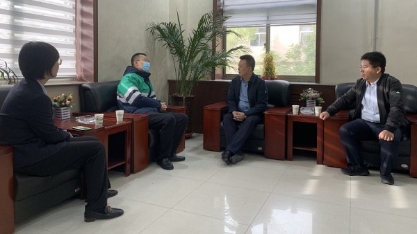 小额贷款公司副总经理王海源前往金昌业务部调研
