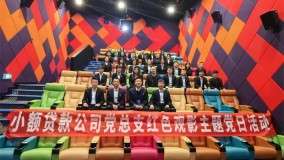 前辈行于刀尖 吾辈铭记于心——小额贷款公司党总支组织红色观影主题活动