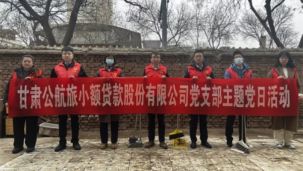 小额贷款公司党支部开展“弘扬雷锋精神，践行时代担当”志愿服务活动
