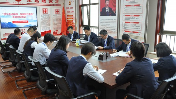 小额贷款公司党支部开展“学习先进楷模、争做时代先锋”主题党日活动